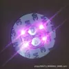 Pegatinas para botellas de vino luminosas de cóctel de cerveza caliente transfronterizas Posavasos luminosos LED Pegatinas para tazas logo imprimible