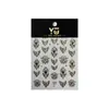 Yitu Yitu Bronce Perla Patrón Estilo Nacional Pegatinas para Uñas Exquisitas Retro Estilo Chino Pegatinas Decorativas Yt7072