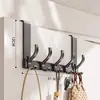 Gancho para Cabideiro Atrás da Porta do Quarto, Cabideiro de Parede sem Furos, Gancho de Porta de Entrada para Pendurar Roupas e Bolsas