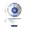 Conjunto Comercial de Tigelas Fumantang: Tigelas Grandes, Tigelas de Arroz, Tigelas de Sopa, Tigelas Cônicas, Tigelas para Macarrão Instantâneo, Tigelas de Cerâmica Vintage, Estilo Chinês