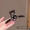 Presilha de Cabelo com Estampa de Leopardo e Flor para Mulheres, Nova Presilha Shark de Alta Qualidade 2025 para Rabo de Cavalo Alto na Nuca, Acessórios de Cabelo