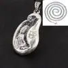 Colgante de plata de ley 999 Guanyin Zen para hombre, colgante macizo de plata hueca, collar con colgante de Bodhisattva