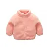 Comércio Exterior Roupas de Pelúcia para Crianças Outono e Inverno 2025 Roupas Infantis Moletons Masculinos e Femininos Jaquetas de Lã Versáteis Roupas Quentes