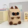 Mochila de Dibujos Animados Linda de Aspecto Nuevo para Estudiantes de Primaria, Mochila Ligera, Mini Mochila de Gato Feo Chica Corazón
