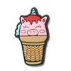 Muñeca plana de dibujos animados de unicornio, accesorios para pasador de pelo DIY, decoración para funda de teléfono móvil, juego de láminas de PVC