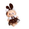 Ropa Solamente] Ropa de Muñeca Labubu 17cm Macaron Reconfortante Cara de Vinilo Ropa de Bebé de Repuesto Labubu