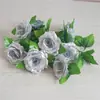Atacado do Fabricante Trepadeiras de Rosas Simuladas, Tiras de Rosas, Trepadeiras de Flores Artificiais, Decoração de Casamento Trepadeiras Planas Grandes