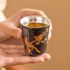 Liquidação999 Copo Reto Banhado a Prata, Copo Mestre para Chá, Conjunto de Chá Kung Fu, Xícara de Chá Pequena, Copo de Degustação