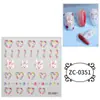 Pegatinas Creativas de Dibujos Animados Transfronterizas Lindas Impermeables Estéreo 5D Pegamento Suave Pegatinas de Relieve Gelatina DIY Graffiti Cuaderno de Estudiante