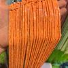 Cuentas cuadradas de turquesa prensadas de color naranja y rosa de 2 x 2 mm, accesorios de ropa para hacer tú mismo, cuentas Mimi