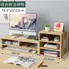 Soporte de Base para Pantalla de Monitor de Computadora Estante de Almacenamiento para Teclado de Escritorio Bandeja Soporte Elevar y Aumentar Altura