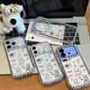Funda para Teléfono Línea de Cachorros Compatible con Teléfono Apple 17 iPhone 16 Pro Max Huawei Xiaomi Funda Arcoíris