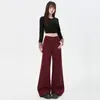¡OOTD del día 24!Moda y Versatilidad Estilo Maillard|Jeans Rectos Sueltos Adelgazantes de Pierna Ancha Estilo Americano para Otoño e Invierno