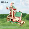 Popular Rompecabezas Estéreo 3D de Madera Educativo para Niños DIY Hecho a Mano Juguete de Descompresión Venta Directa del Fabricante Ensamblaje