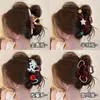 Presilha de cabelo elegante para mulheres, estilo coreano, acessório de cabelo de alta qualidade, tamanho grande, adequada para cabelos grossos, nova presilha de cabelo doce, ornamento de cabelo