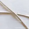 Venta al por mayor de fábrica Tira de pedrería con borde de tela Decoración para ropa Cordón de zapato Adorno completo de pedrería DIY Tira de borde inclinado Tira decorativa de pedrería