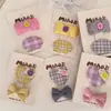 Nuevo par de pinzas para el pelo de niños con lazo a cuadros pinza para el pelo pinza lateral pinza para el flequillo