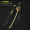 Fengyun anime periférico Quebrado Sabre Sky lâmina espada capa de couro versão modelo de arma liga brinquedo enfeites feitos à mão 22 cm