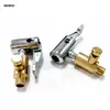 Bomba de aire para coche Adaptador de boquilla de aire de rosca americana Accesorios para bomba de aire de coche Cabezal de conversión rápida Boquilla de aire con clip