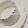 Juego de taza y platillo de café dorado de estilo europeo creativo, juego de té de la tarde, juego de café de cerámica de restaurante occidental, logotipo al por mayor
