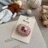 Coelho Feito à Mão Novo Costurado à Mão Patch Presilha de Cabelo Infantil Versátil Acessório de Cabelo para Menina Ornamento de Cabelo para Franja Grampo de Cabelo