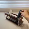 Caixa Organizadora de Controle Remoto em Acrílico Multifuncional Estilo Ins Luxo Leve Mesa de Centro Desktop Organizador de Celular e Controle Remoto Prateleira
