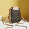 Bolsa de Celular Estampada Clássica 2025 Novas Bolsas Femininas Bolsa Pequena Simples Feminina Bolsa Transversal Pequena Casual Estilo Ocidental