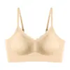 Ropa interior de encaje alternativa en forma de U para mujer, realce de busto pequeño, tira de gel anti-caída, ropa interior invisible