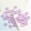 Conchas transparentes color AB con cuentas, conchas con cuentas, cuentas sueltas, material para hacer horquillas con borlas y accesorios para el cabello DIY