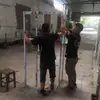 Venta al por mayor del fabricante Panel de partición para ducha de acero inoxidable de apertura diagonal cuadrada ultraestrecha Puerta corrediza de vidrio para baño