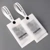 Changlong Etiquetado, Producción de Etiquetas para Ropa, Creación de Logos, Etiquetado de Marca para Ropa de Mujer, Cordón de Gamuza Semi-Transparente Listo para Usar