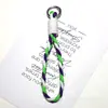 Huayang color nuevo creativo diagonal cuerda larga mini cordón de cambio bolsa de almacenamiento para llavero de teléfono móvil colgante de cordón