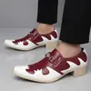 Venta Caliente de Amazon Transfronterizo Tallas Grandes Comercio Exterior para Hombre Slip-on Formal de una Pieza Negocios Casual para Hombre 660123