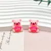 Accesorios de Resina DIY Animales de Dibujos Animados Dinosaurios Osos Materiales para Joyería Colgante para Llavero Funda de Teléfono Móvil Parche Decorativo