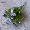 Margaridas Pequenas Artificiais 20 Cabeças Camomila Tecido de Seda Flores Artificiais Flores Artificiais Transfronteiriças Decoração de Casa Plástico Pequenas Margaridas Selvagens Atacado