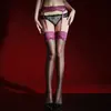Medias de Tirantes 3D Aurora XiyueJinyun para Mujer, Brillantes y Sedosas, Sexy y Sensuales, Medias Negras Largas Ultradelgadas