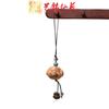 Serie de Cadenas para Teléfono Móvil de Grano de Café de Madera de Durazno Juguete Cultural Oso y Cachorro Accesorios Colgante