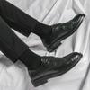 Moda Coreana Tendencia Primavera 2024 Adolescentes Casual al Aire Libre Zapatos de Cuero de Negocios Transfronterizos Talla Grande 46 Zapatos de Cuero para Hombres