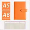 A6 Mancha Macarrón Carpeta de Hojas Sueltas Cuaderno Semanas Venta Directa de Fábrica Almacenamiento Portátil