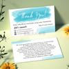 Inglés Simple Tarjeta de Posventa Tarjeta de Felicitación Plegable Vale de Regalo de Acción de Gracias Servicio Impresión de Tarjeta de Papel Plegable Tarjeta Pequeña Carta de Agradecimiento