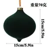 Bolas de Natal Veludadas Grandes, Multicoloridas, de Formato Único, Enfeites de Árvore de Natal Pintados, Bolas Decorativas para Atmosfera Festiva, Personalizáveis
