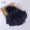 Estilo Coreano Color Sólido Protector Solar Bufanda de Satén Brillante Pañuelo para la Cabeza a Prueba de Polvo Chal Fabricante Venta al por Mayor