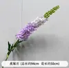Flores Artificiales Moradas de Boda Elegante Boda Compromiso Banquete Montaje Techo del Salón de Bodas Decoración de Flores Artificiales Escenario Flores Guía de Camino