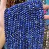 Cuentas Facetadas de Cristal Azul Natural Cuentas Pequeñas Piedra Cruda Brasileña Facetada Pulsera DIY Collar Joyería Al Por Mayor En Stock