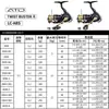 26 Modelos/23 Modelos Carretilhas de Spinning Crossfire, Resistente à Água Salgada, Arremesso de Longa Distância, Carretel Metálico Baixo