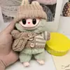 Ropa para Muñeca Labubu de 18 cm Set de Muñeca Colgante Labubu Sentado Fiesta Segunda Generación Ropa Reemplazable Labubu