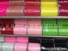 Cinta de gasa transparente de 2 cm de color al por mayor, hecha a mano, para caja de regalo, embalaje, cinta de nieve, accesorios para el cabello, cinta de horquilla