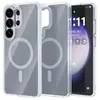 Funda de Teléfono Magnética Transparente Adecuada para Samsung S26Ultra con Cobertura Total y Atracción Magnética Fuerte N52 Incorporada para Funda S25Plus