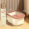 Balde para Banho de Pés Doméstico, Balde para Banho de Pés Elevado Acima do Joelho, Balde para Banho de Pés Isolado para Inverno, Balde Grande para Banho de Pés para Massagem de Saúde