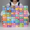 Nuevos Bloques de Construcción de Dibujos Animados Transfronterizos, Bloques de Ensamblaje de Micropartículas, Juguetes para Niños, Juguetes de Caja Sorpresa de Puesto Callejero, Regalos